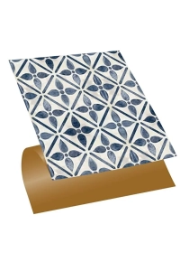 Kendinden Yapışkanlı Serenıty Desenli Tezgah Arası Kaplama Pvc Karo 30x30 Cm (11 ADET) 1m2